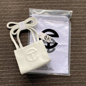 Telfar Small Shopping Bag in White